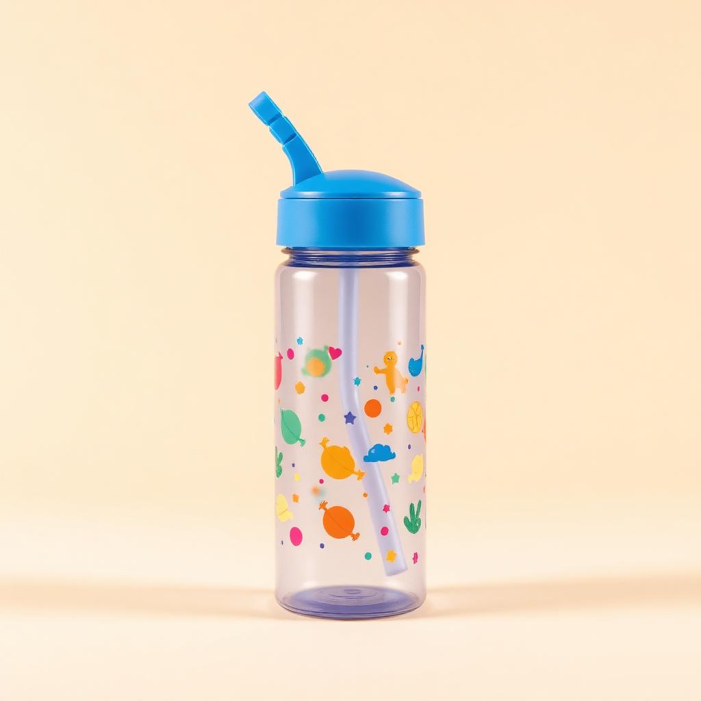 Garrafa Kids com Palhinha