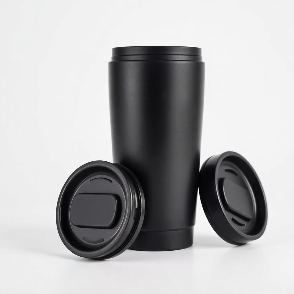 Caneca de Viagem Matte Black