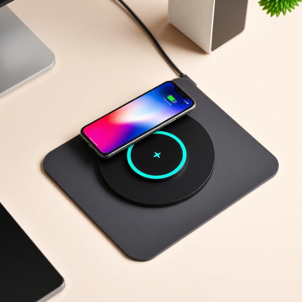 Mousepad Carregador Wireless