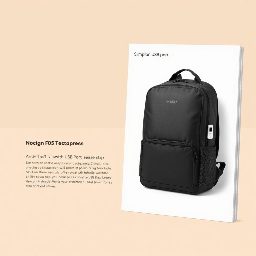 Mochila Anti-Roubo USB